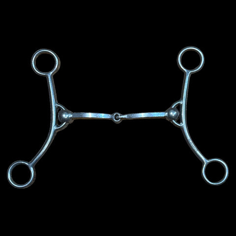 regular betty shank with square mouthpiece on black background.