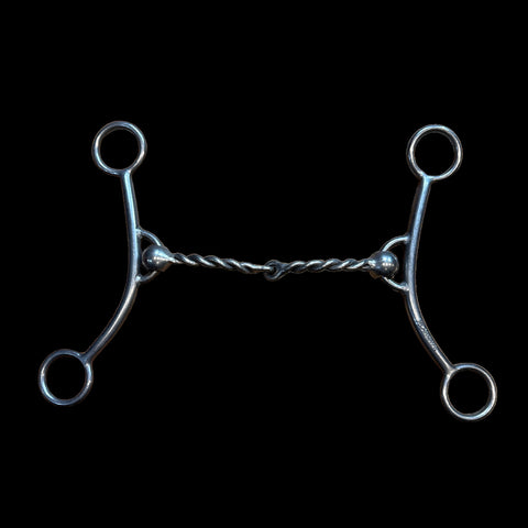 Regular betty shank with twisted wire mouthpiece.