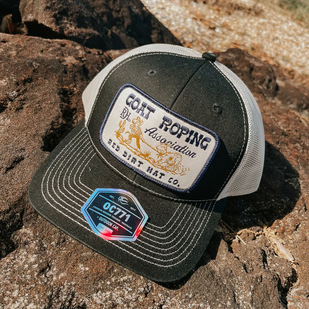 Goat Roping Six Panel Curved Cap – Red Dirt Hat Company