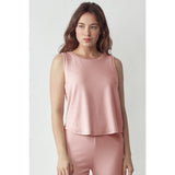 Blush Sleeveless Top