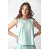Mint Sleeveless Top