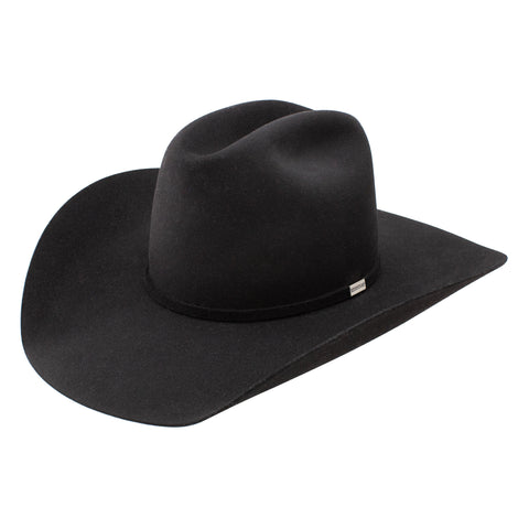 RESISTOL FIVE STAR BLACK COWBOY HAT
