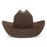 Resistol Five Star 5X Chocolate Felt Western Cowboy Hat-back view