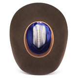 Resistol Five Star 5X Chocolate Felt Western Cowboy Hat-inside view