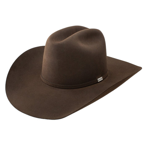 Resistol Five Star 5X Chocolate Felt Western Cowboy Hat