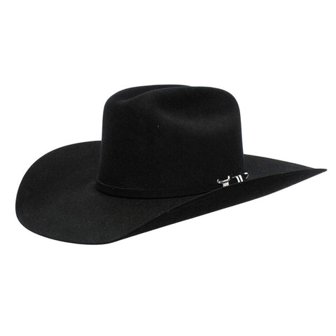 Silkfly 12 Pcs Felt Cowboy Hat with String Western Hat Black and