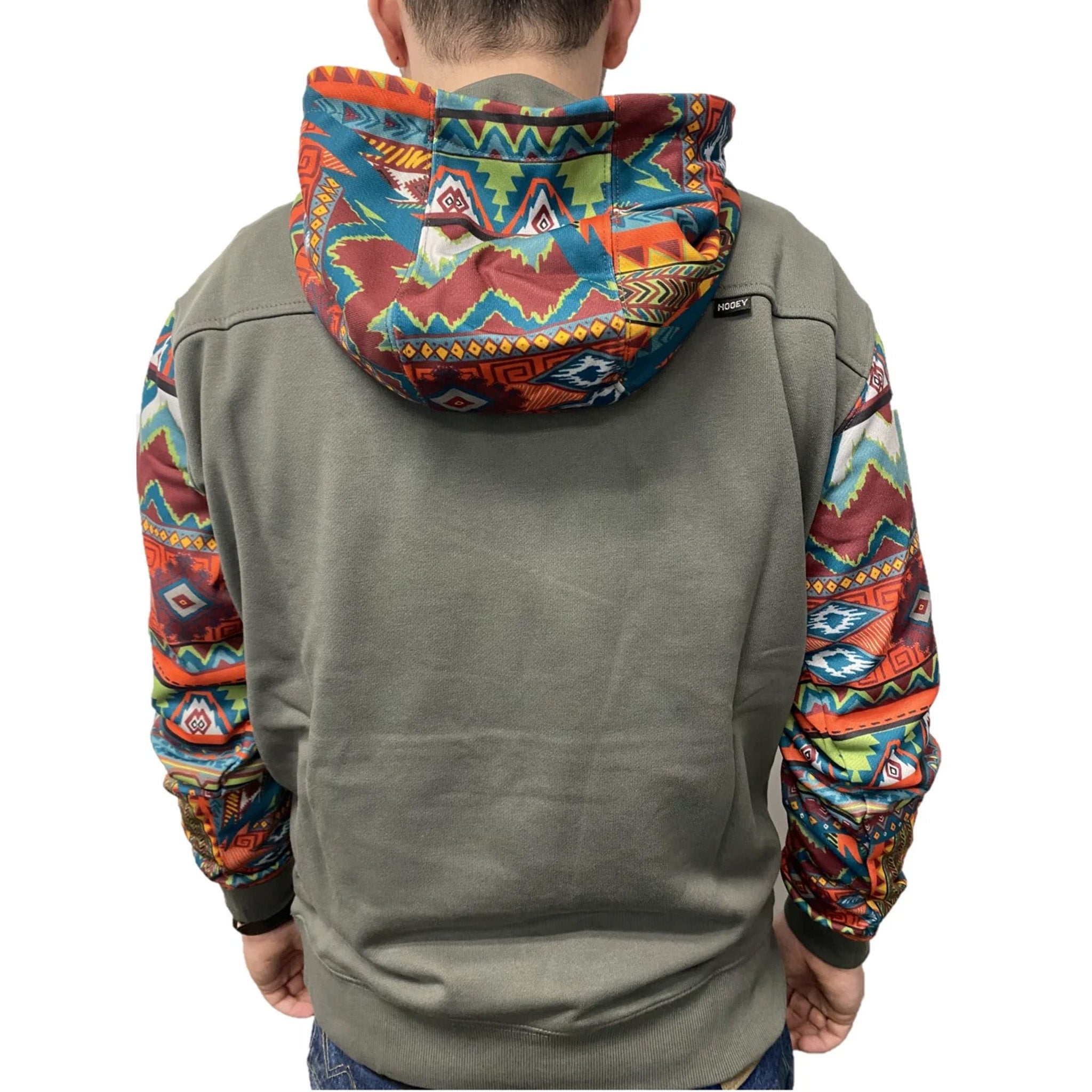 ゆ*ち様 buddix HENRYNECK HOODIE/FANTASTICS Final Sale ✨ Mesa Navy And Aztec Hoodie – Wiseman's Western