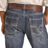 Rock & Roll Cowboy Ladder Stitch Double Barrel Jeans