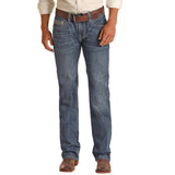 Rock & Roll Cowboy Reflex Ivory Embroidered Jeans