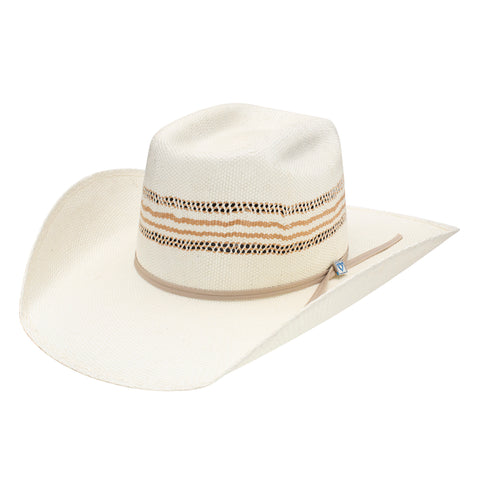 Natural Bangora with a 4 1/2" Brick Crown and 4 1/4" Shovel Front Brim