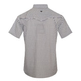 Rodeo Clothing Mens Geo Diamond Pattern Short Sleeve