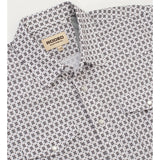 Rodeo Clothing Mens Geo Diamond Pattern Short Sleeve