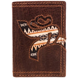 Hooey Aztec Inlay Trifold Wallet