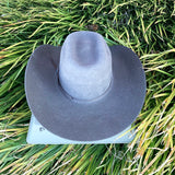 Back View of Resistol's CJ 9th Round Granite 3X Felt Hat 