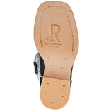 Kids’ Roughout Wide Square Toe Boots with Red Piping sole view