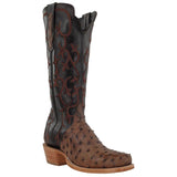 R. Watson Women's Kango Full Quill Ostrich Narrow Square Toe Boot