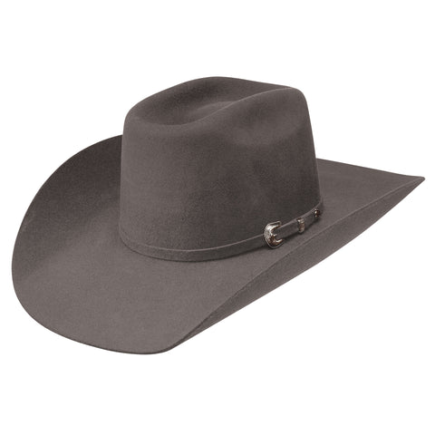 Youth gray Cody Johnson Pennington cowboy hat shown on a white background with clean Western styling.