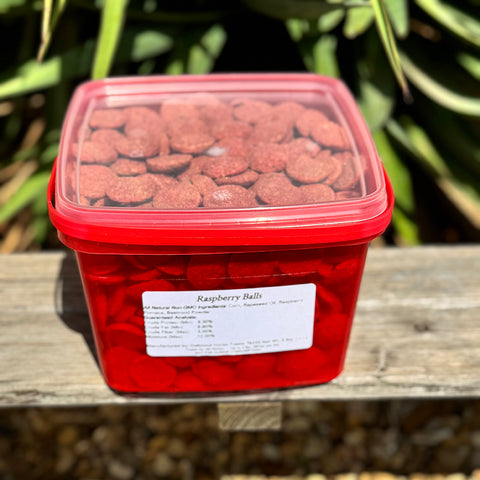 Raspberry Ball Shaped Horse Treats