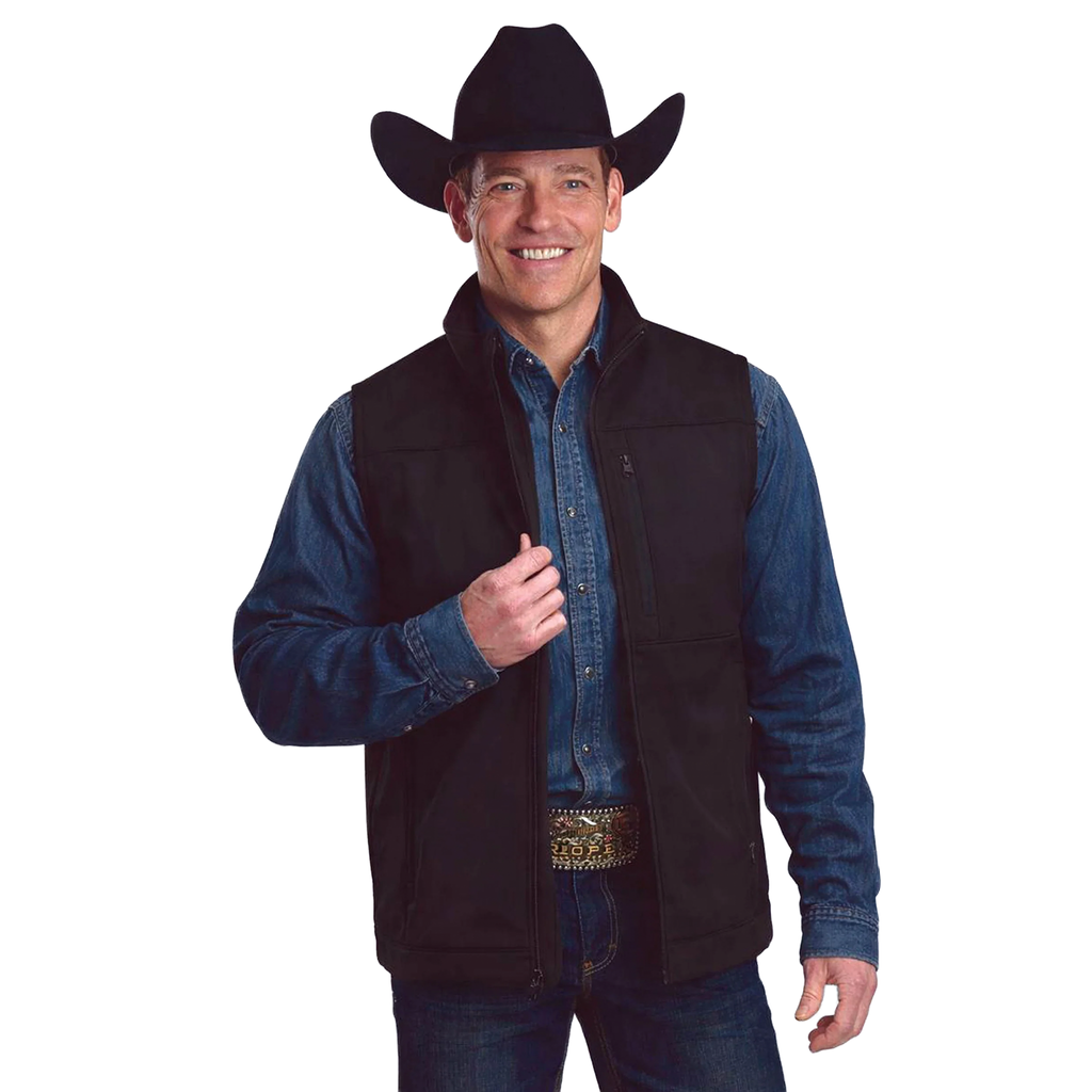 Roper Men's Conceal Carry Softshell Western Vest - Front