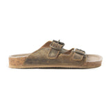 My Horizon Sandals In Taupe by Myra Bags Outside View