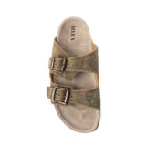 My Horizon Sandals In Taupe by Myra Bags Top View