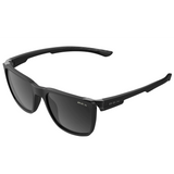 Bex Adams Sunglasses. They have a black frame and gray tinted lenses.