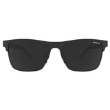 Bex Rockyt Lite Sunglasses. They have a black frame and gray tinted lenses.