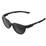 Bex Lind Sunglasses. They have a black frame and gray tinted lenses.