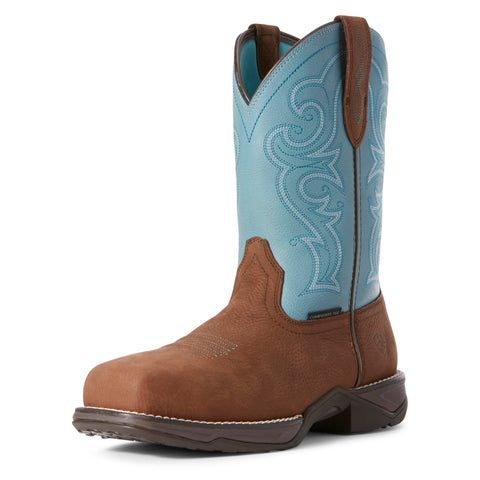 Ariat Women's Latigo & Blue Composite Boots