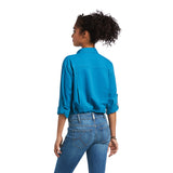 Ariat Women's Robin Blue Long Sleeve Button Down