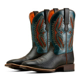 Ariat Men's Rowder VentTEK 360° Black & Dark Teal Cowboy Boots