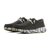 Charcoal Grey Sip-on with an Aztec Sole and Grey Laces