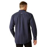 Ariat Navy Dot Print Button Down Shirt