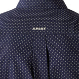 Ariat Navy Dot Print Button Down Shirt