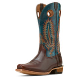 Ariat Men's Southland Brown & Turquoise Cowboy Boots