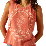 Ariat Women's Orange Desert Club Tank