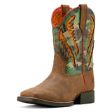 Ariat Youth Camo Square Toe Boot, with Camo Upper Side View