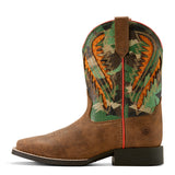Ariat Youth Camo Square Toe Boot, with Camo Upper Side View
