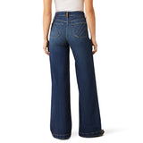 Full back side view of Penelope Wide Leg Jeans 