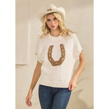 Women's horseshoe sweater 