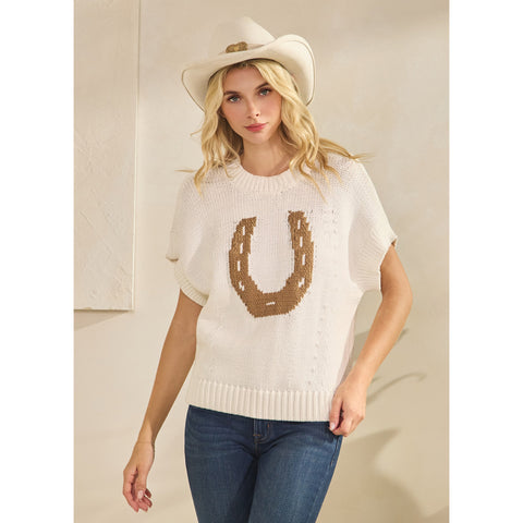 Women's horseshoe sweater 