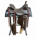 Side View of HR 16" Signature Light Cowhorse Saddle