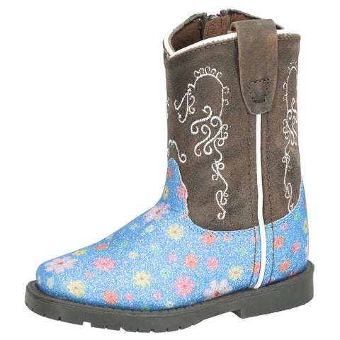 Smoky Mountain Toddler Autry Blue & Brown Boots