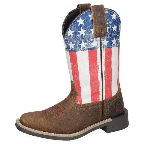 Smoky Mountain Kid's Old Glory Western Boots