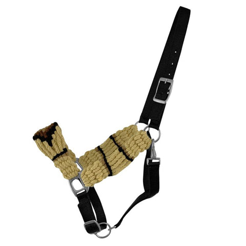 Cream Wool Halter with Nylon Straps