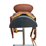 Back View of HR 16" Staci Wade Saddle