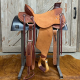 Side View of HR 16" Staci Wade Saddle