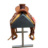 Front View of HR 16" Staci Wade Saddle