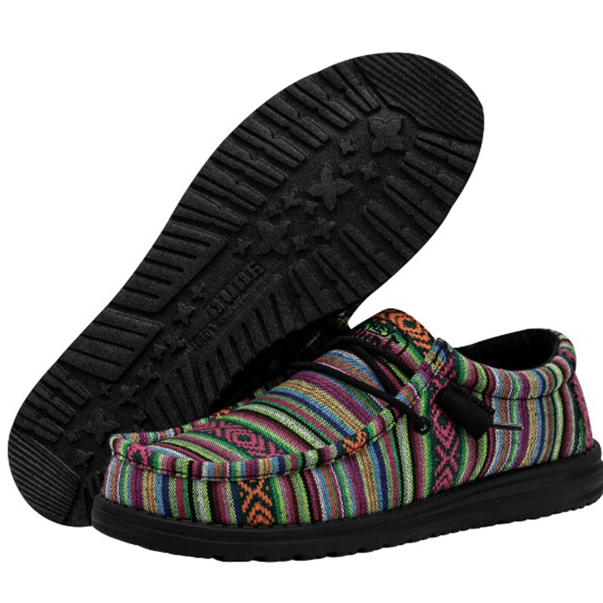 Hey Dude Wally Serape Men\'s Size M10 Slip-on Shoes Color Black Gravel New HEY DUDE Wally Serape Slipon Shoe In | Mercari main image 2