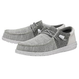 Hey Dude Men's Wally Tri Stone White